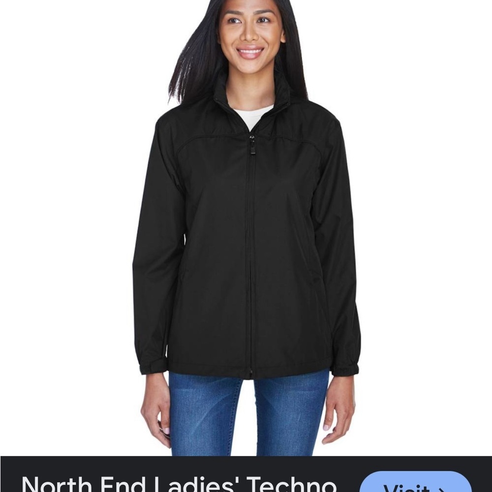 North End Women's Black Utility Jacket like new